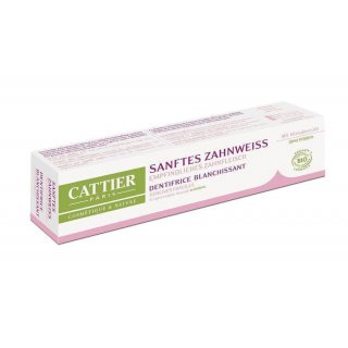 Cattier Zahncreme Sanftes Zahnweiss 75 ml