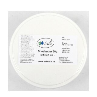 Sala Shea Butter refined organic 50 g can