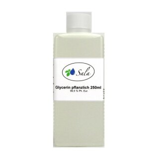 Sala Glycerine E422 vegetable 99,5% Ph. Eur. 250 ml HDPE bottle