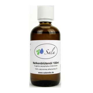 Sala Nelkenblütenöl Gewürznelke ätherisches Öl naturrein 100 ml Glasflasche