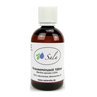 Sala Krauseminzeöl Aroma Spearmint ätherisches Öl naturrein 100 ml PET Flasche