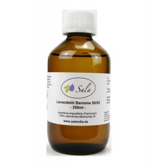 Sala Lavendelöl Barreme ätherisches Öl 50/52 naturrein 250 ml Glasflasche