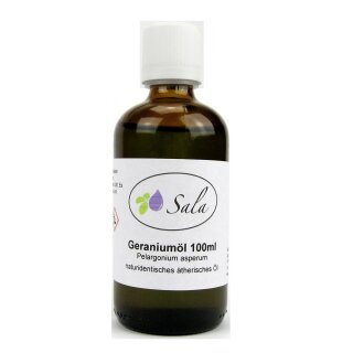 Sala Geraniumöl ätherisches Öl naturidentisch 100 ml Glasflasche