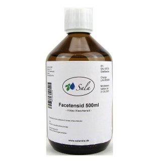 Sala Facetensid Disodium Laurethsulfosuccinate vegetable 500 ml glass bottle