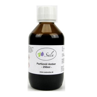 Sala Amber Duftöl Parfümöl Aromaöl 250 ml Glasflasche