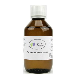 Sala Kokos Duftöl Parfümöl Aromaöl 250 ml Glasflasche