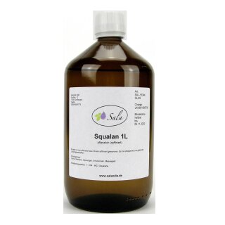 Sala Squalane refined vegetable 1 L 1000 ml glass bottle