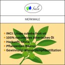 Sala Litsea Cubeba essential oil 100% pure 30 ml
