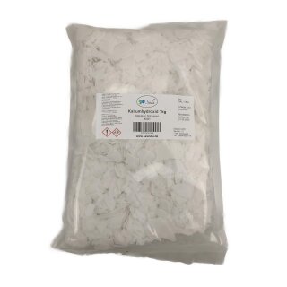 Sala Kaliumhydroxid Ätzkali 90% KOH 1 kg 1000 g Beutel