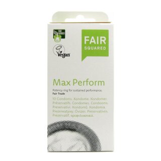 Fair Squared Condoms Max Perform Fair Trade vegan 10 pcs.