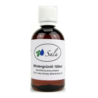 Sala Wintergreen essential oil 100% pure conv. 100 ml PET bottle