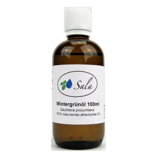 Sala Wintergrünöl ätherisches Öl naturrein konv. 100 ml Glasflasche