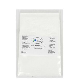 Sala Hyaluronan Hyaluronic Acid high molekular 10 g bag