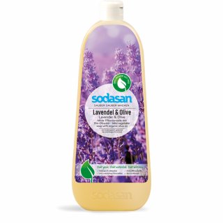 Sodasan Bio Pflanzenseife Lavendel Olive flüssig vegan 1 L 1000 ml Flasche