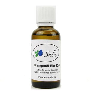 Sala Orangenöl ätherisches Öl süß kaltgepresst naturrein BIO 50 ml