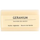 Savon du Midi Karité Seife Geranium vegan 100 g...