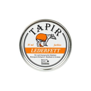 Tapir Lederfett natur 85 ml
