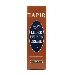 Tapir Lederpflegecreme braun 75 ml Tube voraussichtlich Anfang Oktober wieder lieferbar