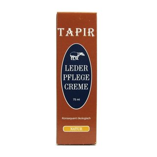 Tapir Lederpflegecreme natur 75 ml Tube