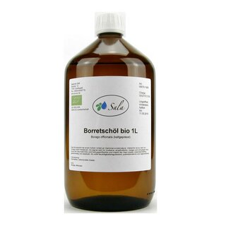Sala borage oil cold pressed organic 1 L 1000 ml glass bottle