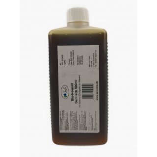Sala BIO-Neemöl kaltgepresst mit Salamul (ersetzt Rimulgan) Emulgator 500 ml HDPE voraussichtlich lieferbar ab Mitte Mai