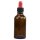 Sala Brown Glass Bottle DIN 18 Pipet black-red 50 ml