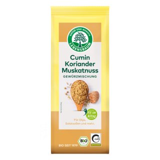 Lebensbaum Cumin Coriander Nutmeg Spice Mix organic 45 g bag