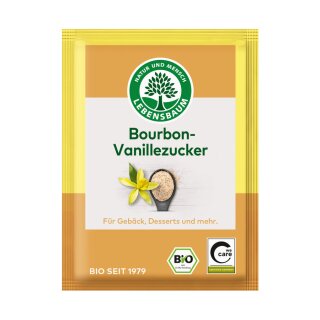 Lebensbaum Bourbon Vanillezucker vegan bio 4 x 8 g