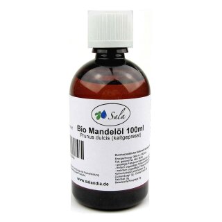 Sala Mandelöl kaltgepresst BIO 100 ml PET Flasche