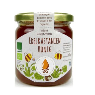 Imkerei Georg Gerhardt Bioland Sweet Chestnut Honey organic 500 g