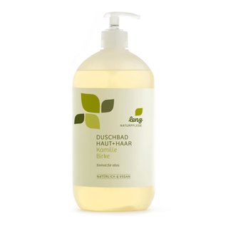 Lenz Shower Bath Skin & Hair Chamomile Birch vegan 950 ml