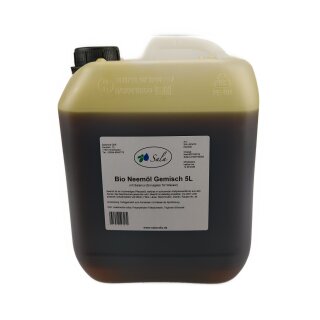 Sala Neemöl kaltgepresst bio mit Rimulgan Emulgator 5 L 5000 ml Kanister
