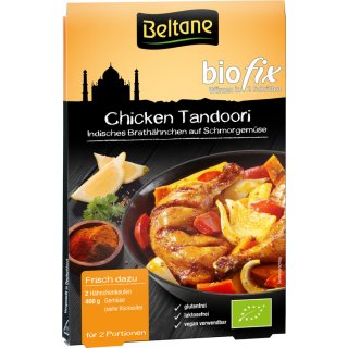 Beltane Biofix Chicken Tandoori Würzmischung glutenfrei vegan bio 21,47 g MHD