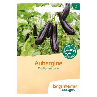 Bingenheimer Seeds Aubergine De Barbentane organic for approx 15 plants