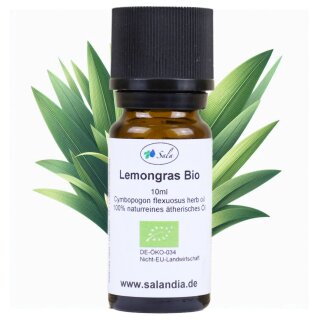 Sala Lemongrasöl Aroma ätherisches Öl naturrein BIO 10 ml