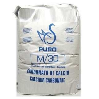 Sala Calcium Carbonate Paris White E170 CaCO3 25 kg 25000 g bag