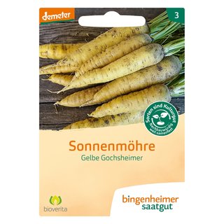 Bingenheimer Seeds Carrot Gelbe Gochsheimer demeter organic for approx 1000 plants
