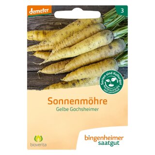 Bingenheimer Seeds Carrot Gelbe Gochsheimer demeter organic for approx 1000 plants