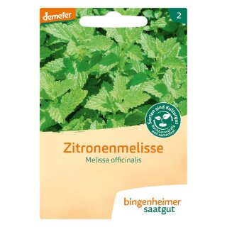 Bingenheimer Seeds Lemon Balm Melissa officinalis demeter organic for approx 20 m²