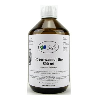 Sala Rosenwasser BIO 500 ml Glasflasche