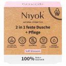 Niyok 2 in 1 Solid Shower + Care Soft Blossom vegan 80 g
