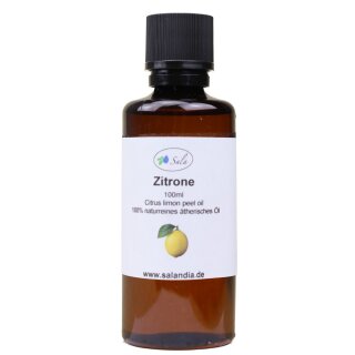 Sala Zitronenöl Aroma ätherisches Öl naturrein 100 ml PET Flasche