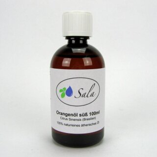 Sala Orange Spain essential oil sweet cold pressed 100% pure 100 ml PET bottle