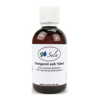 Sala Orange Brazil essential oil sweet cold pressed 100% pure 100 ml PET bottle