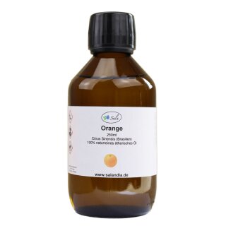 Sala Orange Brazil essential oil sweet  100% pure 250 ml glass bottle