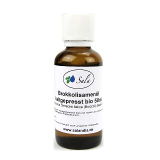 Sala Brassica Oleracea Italica Seed Oil cold pressed organic 50 ml