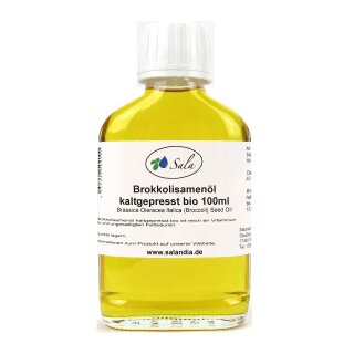 Sala Brassica Oleracea Italica Seed Oil cold pressed organic 100 ml NH glass bottle