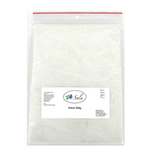 Sala Alum Potash Alum 250 g bag