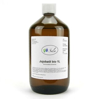 Sala Jojoba Oil cold pressed organic 1 L 1000 ml glass bottle