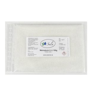 Sala Tartaric Acid E 334 food grade 100 g bag